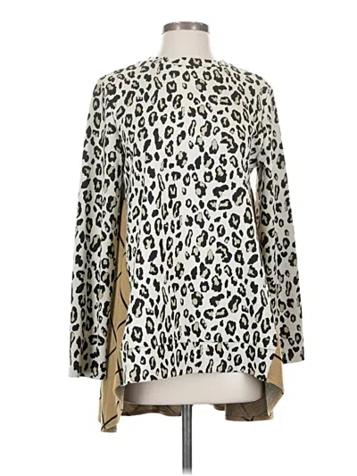 Pre-owned Shannon Passero Long Sleeve Blouse In Ivory