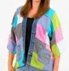 Shannon Passero Patchwork Sweater Cardigan In Multi In Multi