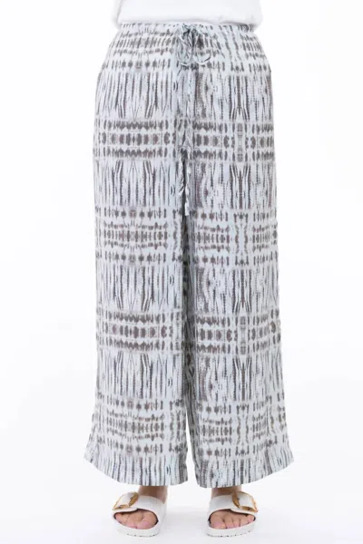 Shannon Passero Riley Pant In Liquid Print In Gray