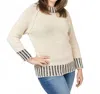 Shannon Passero Sonnet Pullover In White In Multi
