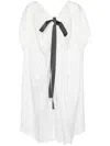 Shanshan Ruan Pleated Tops In White