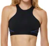 Shape Active Cyberia Low Impact Sports Bra In Black In Black