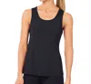 Shape Active Essential Tank Top In Black In Black