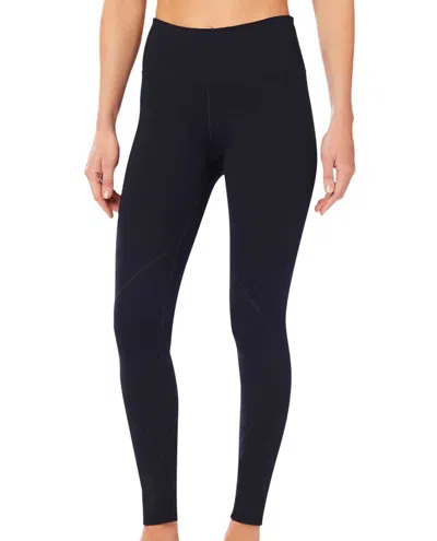 Shape Active High Rise Ss Leggings In Black In Blue