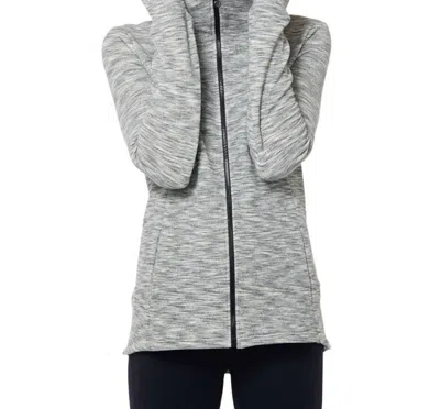 Shape Active Oddessy Zip Up Jacket In Grey In Gray