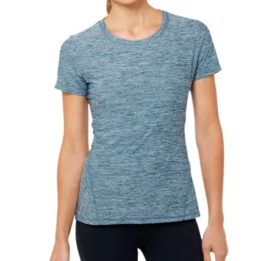 Shape Active Short Sleeve Trail Tee In Reflecting Pond In Blue