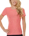 Shape Active Short Sleeve Trail Tee In Teaberry In Red