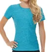 Shape Active Short Sleeve Trail Tee In Tile Blue In Blue