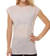 Shape Active Twist Athletic Tank Top In Bellini In Multi