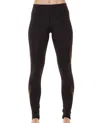 Shape Active Vortex Full Length Leggings In Black In Black