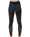 Shape Active Warp Dot Element Leggings In Blue