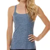 Shape Active Xx Tank Top With Built In Bra In Blue In Blue