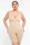Shapellx Airslim Full Coverage Seamless Shaping Bodysuit In Linen