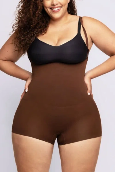 Shapellx Bare Essentials Skin Flow Essentials Eco Shaper Boyshort In Brown