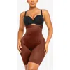 Shapellx Butt-lifting High Waist Shorts In Mocha
