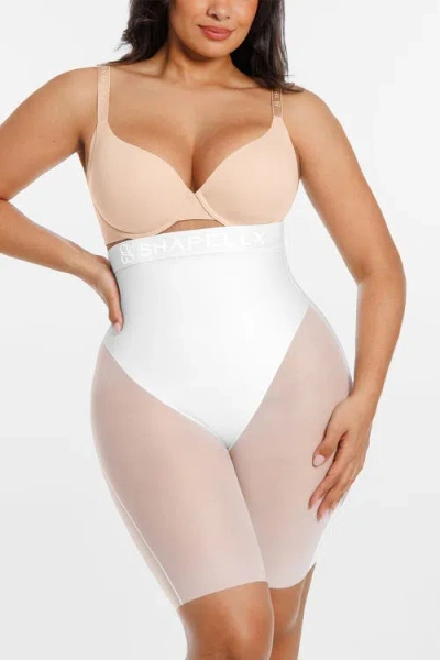 Shapellx Butt Lifting Padded High Waist Shapewear Shorts In Multi