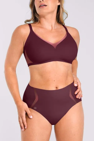 Shapellx Curve Code Contour Comfy Smoothing Brief In Purple