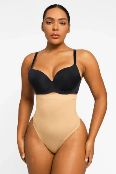 Shapellx Eco Contour Seamless Shaping Panty In Brown