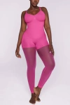 Shapellx Mistweave Skin Flow Full Coverage Bodysuit In Pink