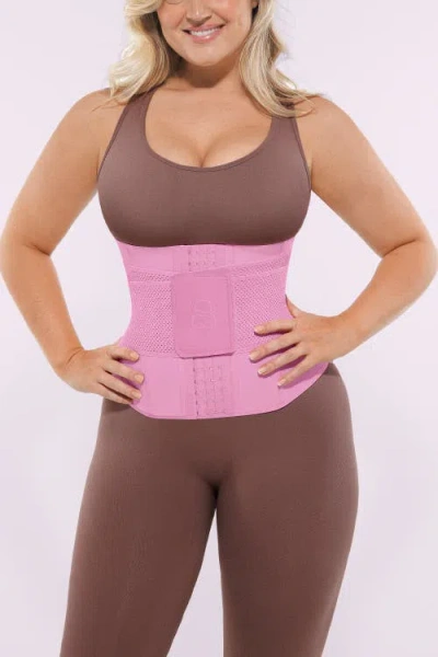 Shapellx Neosweat Airslim Convertible 2-in-1 Latex Waist Trainer In Pink