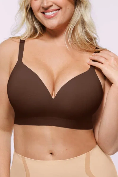 Shapellx Oyster Reborn T-shirt Bra In Brown