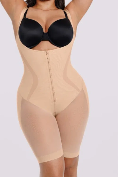 Shapellx Shapewear Tummy Control Smoothing Bodysuit In Black