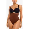 Shapellx Side Zip Shaping Panty In Mocha