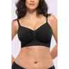 Shapellx Skin Flow Smooth Unlined Wireless Bra In Black