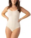 Shapermint Essentials Women's All Day Every Day Scoop Neck Bodysuit 95001 In Chai