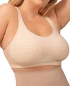 Shapermint Essentials High Waist Shaper Thong In Beige