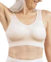 Shapermint Essentials Women's Everyday Throw-on Wire Free Bralette In Chai