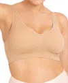 Shapermint Essentials Women's Everyday Throw-on Wire Free Bralette In Beige