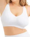 Shapermint Essentials Women's Everyday Throw-on Wire Free Bralette In White