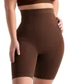 Shapermint Essentials Women's High Waisted Shaper Short 55021 In Chocolate