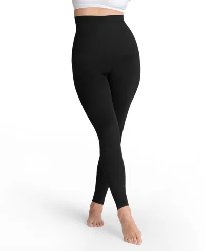 Shapermint Essentials Women's High Waisted Shaping Leggings 42075 In Black