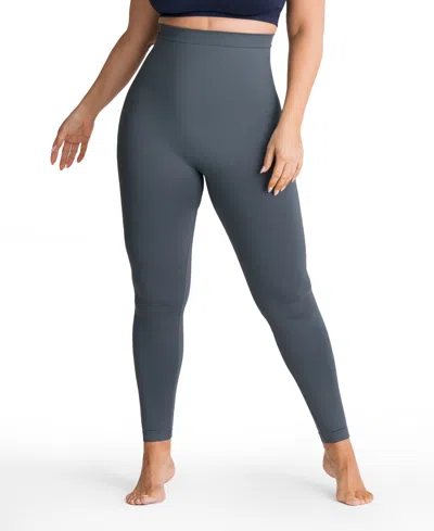 Shapermint Essentials Women's High Waisted Shaping Leggings 42075 In Gray