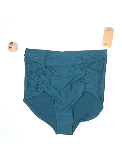 Pre-owned Shapermint Swimsuit Bottoms In Blue