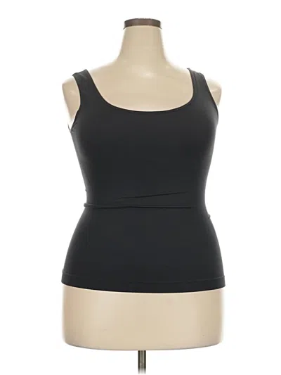 Pre-owned Shapermint Tank Top Black Strapless Neckline Tops