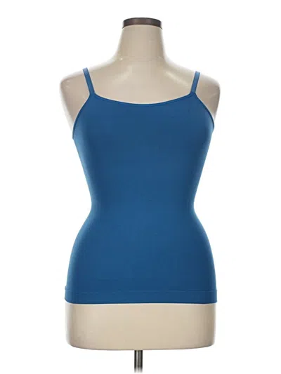 Pre-owned Shapermint Tank Top Blue Strapless Neckline Tops