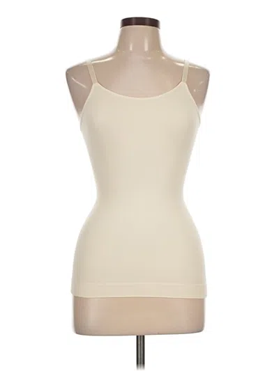 Pre-owned Shapermint Tank Top Ivory Halter Neckline Tops