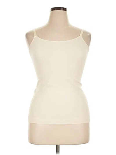 Pre-owned Shapermint Tank Top Ivory Strapless Neckline Tops