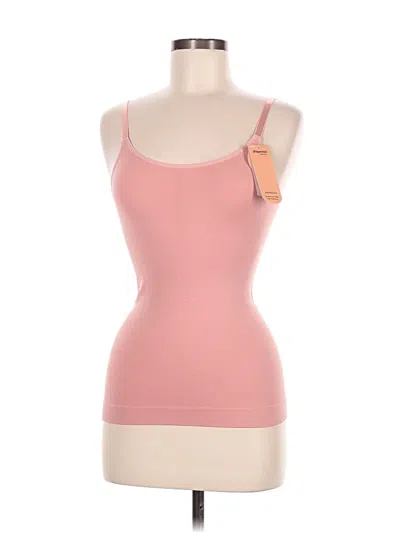 Pre-owned Shapermint Tank Top Pink Strapless Neckline Tops