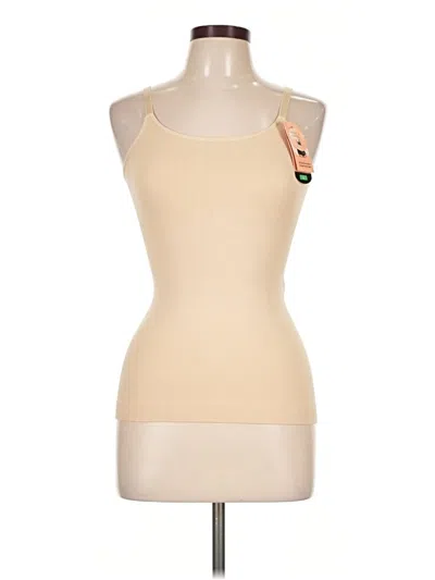 Shapermint Tank Top Tan Halter Neckline Tops In Multi