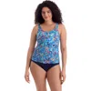 Shapesolver Classic Mastectomy Tankini Swimsuit Top In Multi