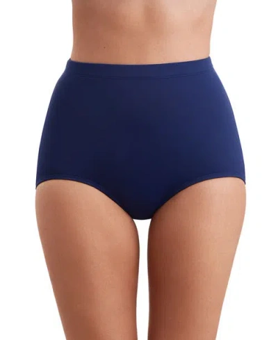 SHAPESOLVER SHAPESOLVER FULL HIPSTER BRIEF SWIMSUIT BOTTOM