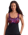 Shapesolver Sport Scoopneck Chlorine Resistant Tankini Swimsuit Top