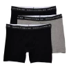 Shaquille O'neal Xlg Activated Cooling Mens Big And Tall 3 Pack Boxer Briefs 346161 In Multi