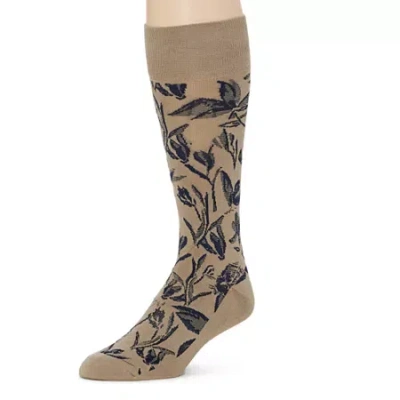 Shaquille O'neal Xlg Dress Mens Crew Socks In Sand