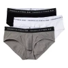 Shaquille O'neal Xlg Heiq Mens Big And Tall 3 Pack Briefs 346159 In Multi