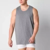 Shaquille O'neal Xlg Heiq Mens Round Neck Sleeveless 3 Pack Big Tank In Gray